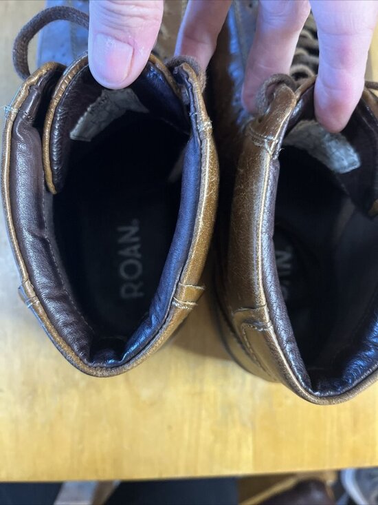 Roan Roost men\'s burnished leather urban hikers Men’s Sz 10 Excellent condition main image 8